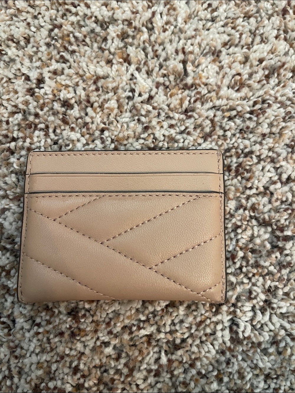 Tory Burch Beige Pebbled Leather Crossbody Bag and card wallet to match - Picture 7 of 9